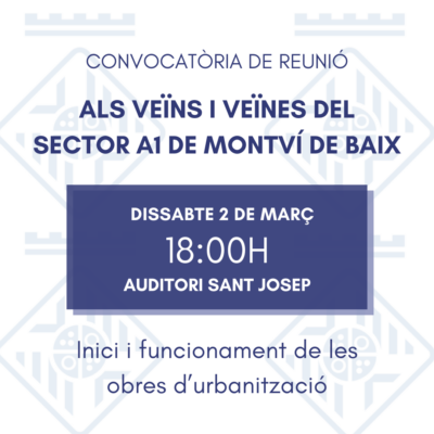 OBRES URBANITZACIÓ